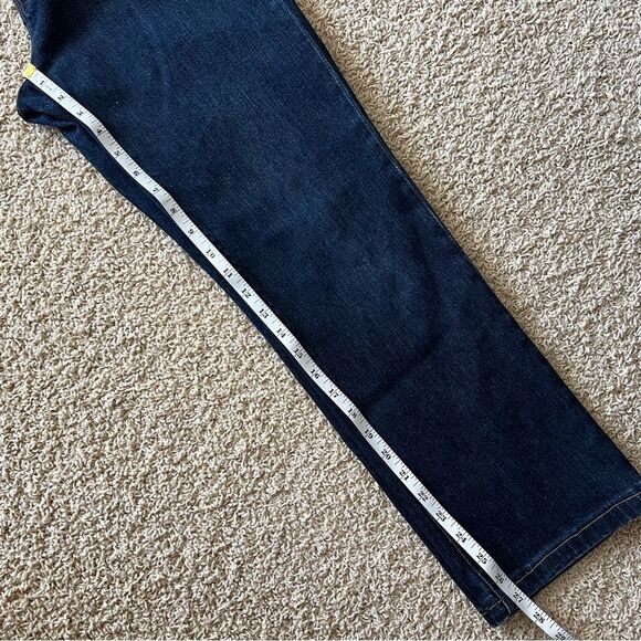 RALPH LAUREN Women’s Classic Straight Jeans Mid Rise Dark Blue Wash Size 4 - Picture 8 of 10